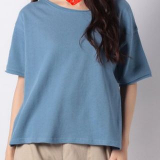 アズールバイマウジー(AZUL by moussy)の新品❣️AZUL by MOUSSY ガーゼ裏毛C/N半袖プルオーバー  (Tシャツ(半袖/袖なし))