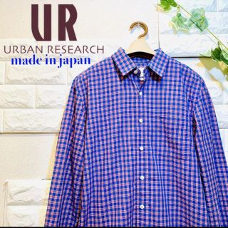 アーバンリサーチ(URBAN RESEARCH)のURBAN RESEARCH コットン　チェックシャツ (Tシャツ/カットソー(七分/長袖))