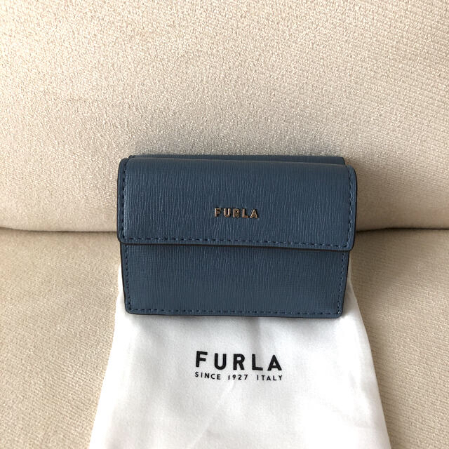 付属品全てあり★新品 FURLA 2021年秋冬新作 バビロン ブルーベージュ