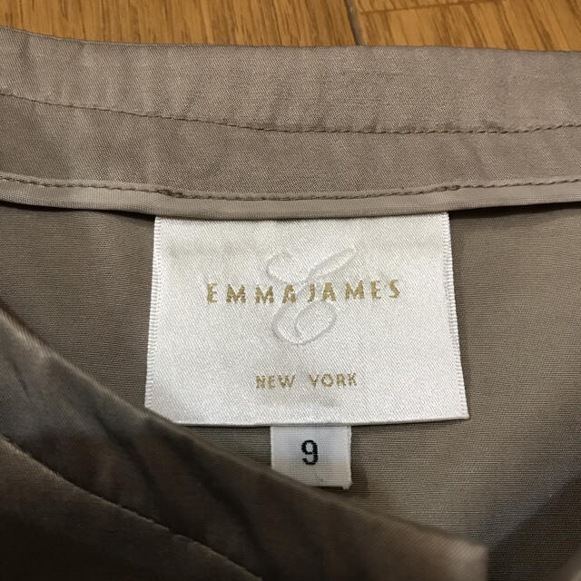 EMMAJAMES(エマジェイム)のEMMA JAMES  NEW YORK 七分袖　ノーカラージャケット レディースのジャケット/アウター(ノーカラージャケット)の商品写真