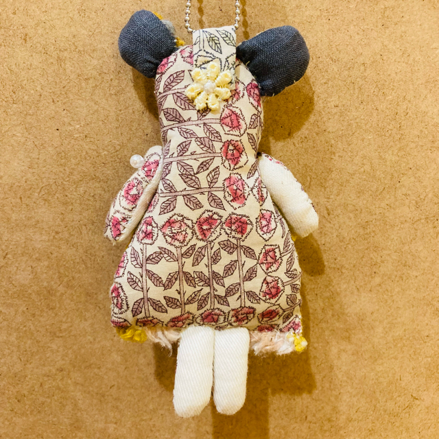 mina perhonen(ミナペルホネン)のミナペルホネン　クマちゃんチャーム ハンドメイドのファッション小物(バッグチャーム)の商品写真