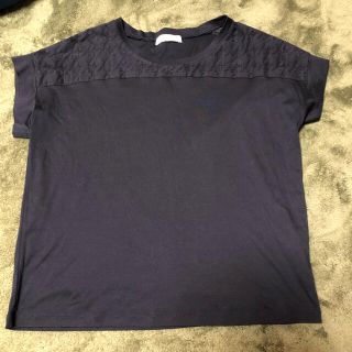 ユナイテッドアローズ(UNITED ARROWS)のUNAITED AROWS 黒　トップス　Ｍサイズ(Tシャツ(半袖/袖なし))