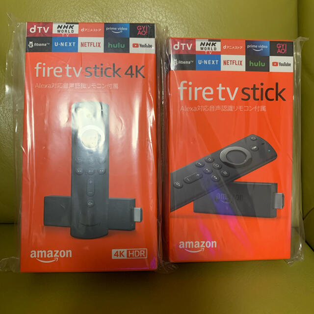 新品未使用】Fire TV Stick+Fire TV Stick 4Kセット オリジナル 64.0 ...