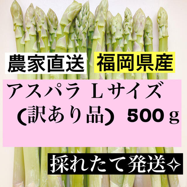 アスパラ Ｌサイズ(訳あり品)数量限定値下げ中 食品/飲料/酒の食品(野菜)の商品写真