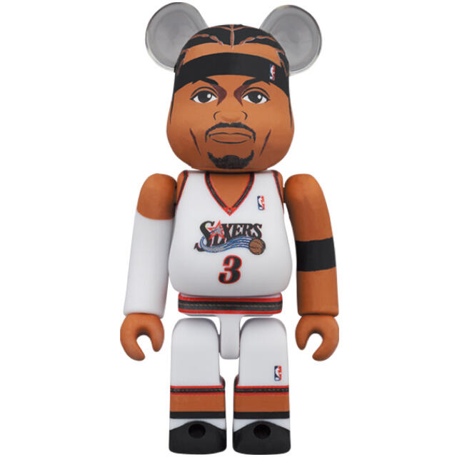 MEDICOM TOY(メディコムトイ)のBE@RBRICK Allen Iverson 100％ ＆ 400％ エンタメ/ホビーのフィギュア(その他)の商品写真