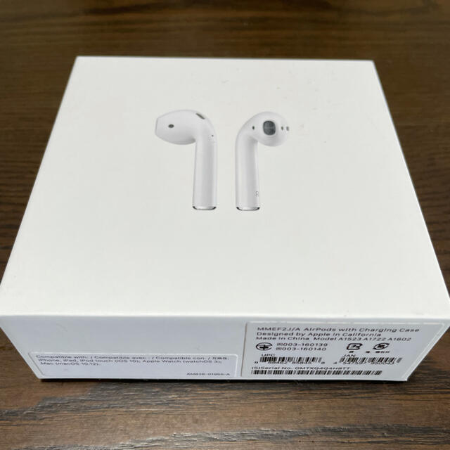 Apple(アップル)のAirPods スマホ/家電/カメラのオーディオ機器(ヘッドフォン/イヤフォン)の商品写真