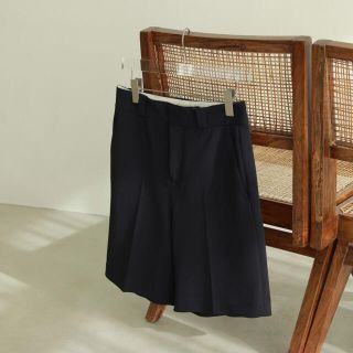 トゥデイフル(TODAYFUL)の【todayful】Twill Half Pants 38 ブラック(ハーフパンツ)