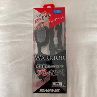 スワンズ(SWANS)の新品●スワンズ SWANS クッション付ゴーグル SR-700N 競泳 SMBK(マリン/スイミング)