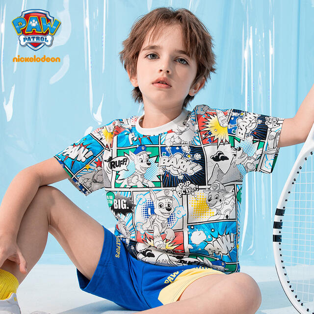 新品　パウパトロール　パウパト　半袖　Tシャツ　110cm 2点 キッズ/ベビー/マタニティのキッズ服男の子用(90cm~)(Tシャツ/カットソー)の商品写真