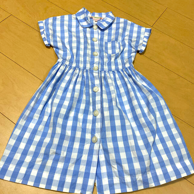 Bonpoint(ボンポワン)のボンポワン　チェック　ワンピース キッズ/ベビー/マタニティのキッズ服女の子用(90cm~)(ワンピース)の商品写真