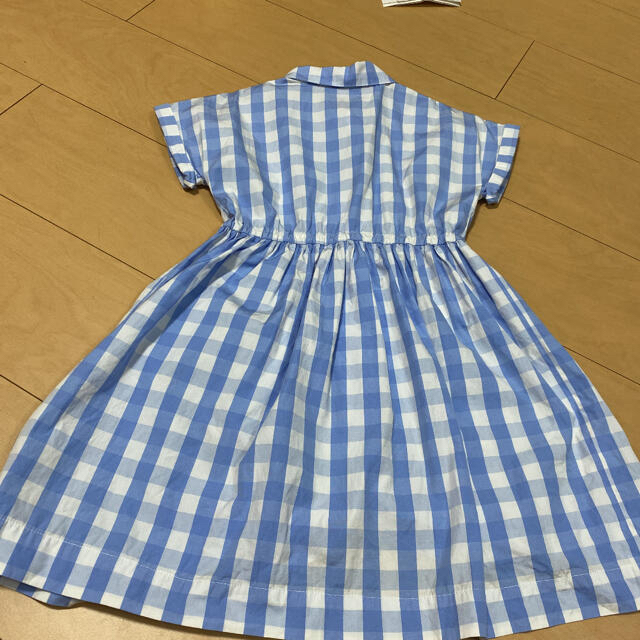 Bonpoint(ボンポワン)のボンポワン　チェック　ワンピース キッズ/ベビー/マタニティのキッズ服女の子用(90cm~)(ワンピース)の商品写真