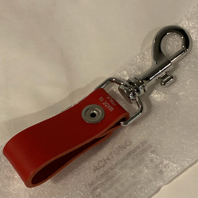 Supreme(シュプリーム)のSupreme Leather Key Loop Red キーホルダー レザー メンズのファッション小物(キーホルダー)の商品写真