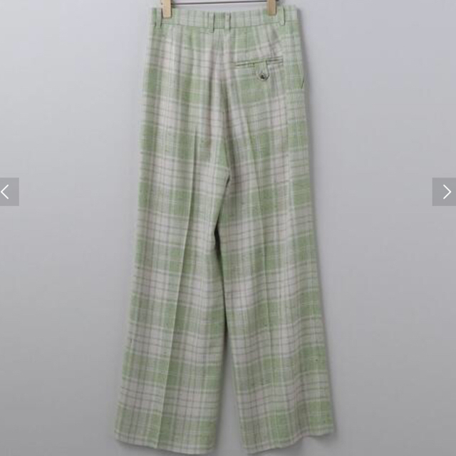 BEAUTY&YOUTH UNITED ARROWS(ビューティアンドユースユナイテッドアローズ)の6 roku nep check pants 34size レディースのパンツ(カジュアルパンツ)の商品写真