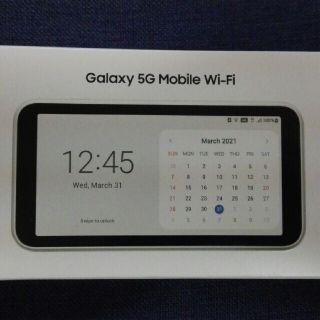 ギャラクシー(Galaxy)のwifi モバイル ルータ Galaxy 5G Mobile Wi-Fi(その他)