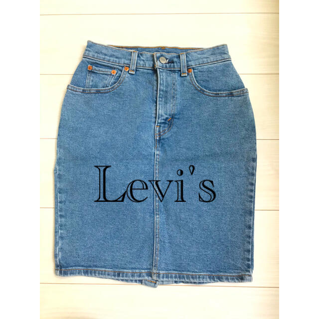 Levi's(リーバイス)のLevi's デニムスカート　25インチ レディースのスカート(ひざ丈スカート)の商品写真