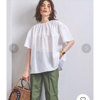 ユナイテッドアローズ(UNITED ARROWS)のユナイテッドアローズ　UWCS フレア ギャザー ブラウス(シャツ/ブラウス(半袖/袖なし))