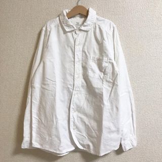 ユニクロ(UNIQLO)の綿・麻　白シャツ2枚セット(シャツ/ブラウス(長袖/七分))