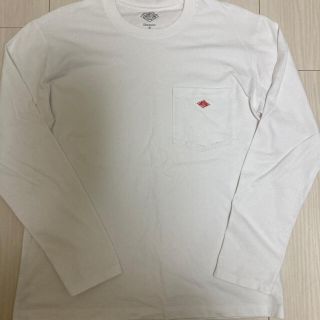 ダントン(DANTON)のダントン  ロングスリーブT  ポケット　38 ホワイト(Tシャツ/カットソー(七分/長袖))