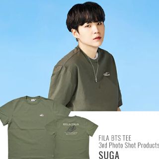 フィラ(FILA)の【値下げ】BTS FILA コラボ　Tシャツ(Tシャツ(半袖/袖なし))