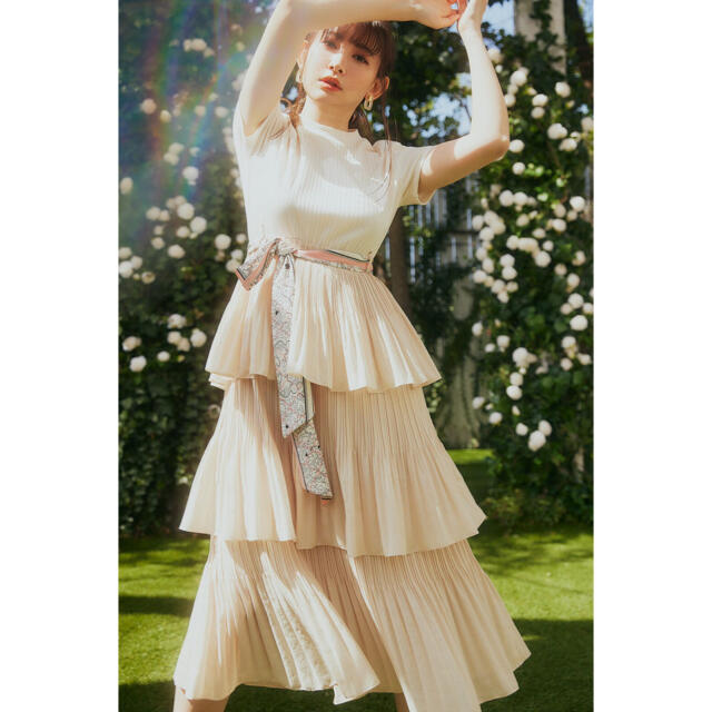 vanillasizeGarden Party Ruffled Midi Dress