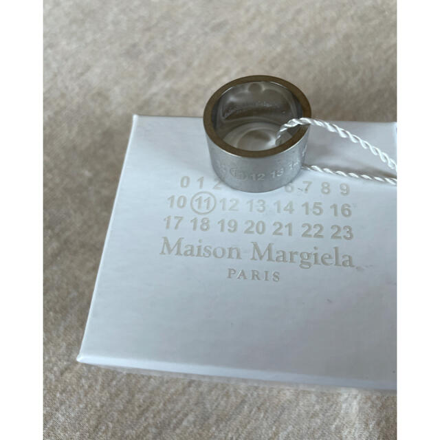 S新品 メゾン マルジェラ カレンダーロゴ リング ブラッシュ 指輪 メンズ 4