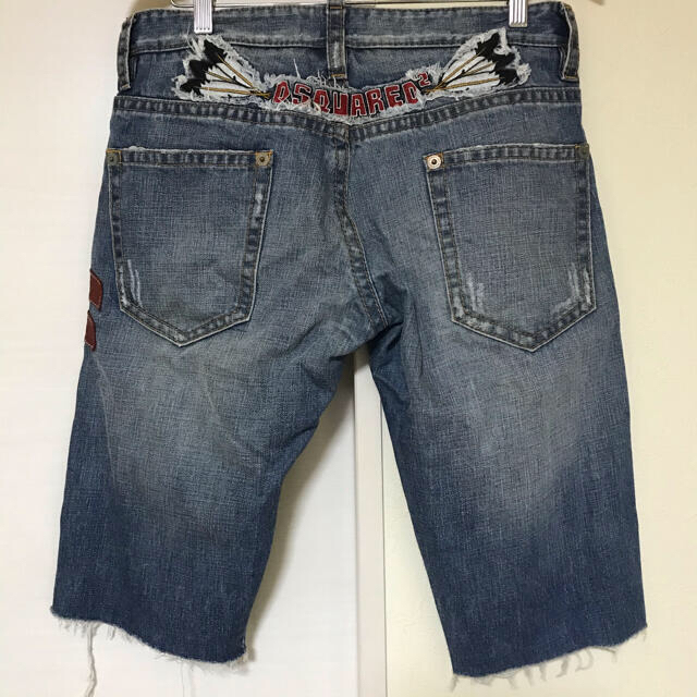 美品】Dsquared2 デニムハーフパンツ 46 切っぱなし - www.top4all.pl