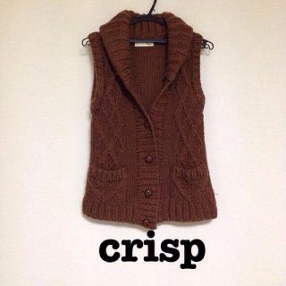 クリスプ(Crisp)のcrispのモコモコベスト♪(ベスト/ジレ)