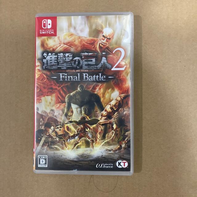 【Switch】 進撃の巨人2 -Fianl Batle- 美品