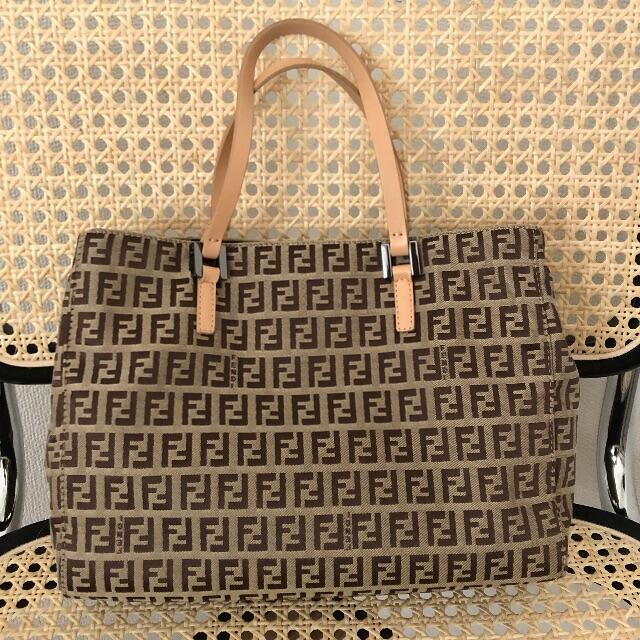 美品 FENDI ハンドバッグ トートバッグ  ズッカ ズッキーノ 総柄