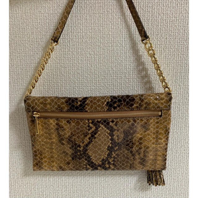 送料込☆MICHAEL KORS パイソン お財布バッグ ワンショルダー www ...
