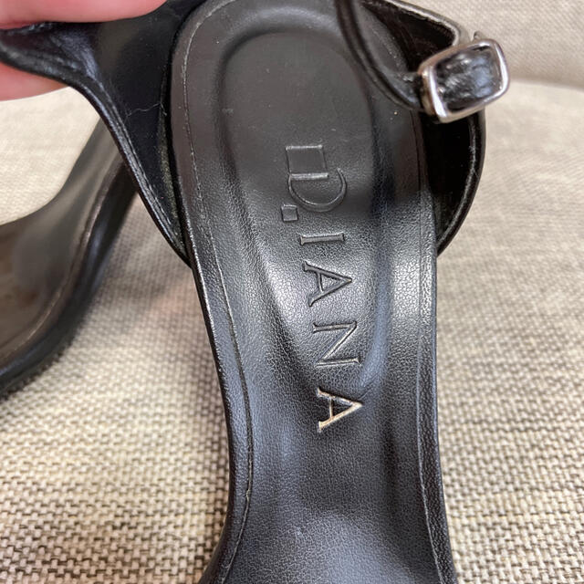 DIANA(ダイアナ)のりぐっぽん様専用 サンダル ダイアナ DIANA パンプス ブラック レディース レディースの靴/シューズ(サンダル)の商品写真