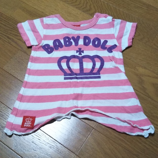 BABYDOLL(ベビードール)の80cmTシャツ キッズ/ベビー/マタニティのベビー服(~85cm)(Ｔシャツ)の商品写真