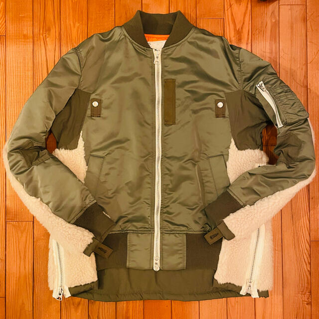 予約販売】本 sacai - Sacai 20AW 「NYLON TWILL × FAUX SHEARING