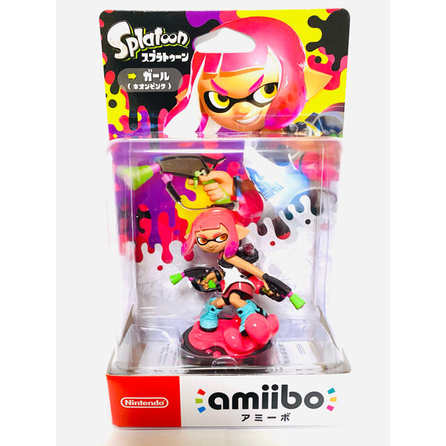 ネオンピンク ガール amiibo アミーボ スプラトゥーン2 Switch