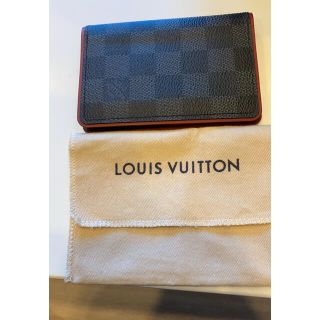 ルイヴィトン(LOUIS VUITTON)の超限界！美品！ルイヴィトン カードケース フラグメントケース パスケース ダミエ(名刺入れ/定期入れ)