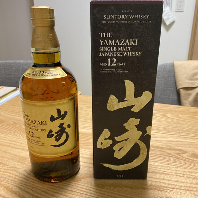 サントリー(サントリー)のサントリー 山崎12年 700ml 元箱あり 食品/飲料/酒の酒(ウイスキー)の商品写真