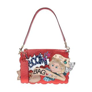 ドルチェ&ガッバーナ(DOLCE&GABBANA) 牛革 ハンドバッグ(レディース)の ドルチェ&ガッバーナ(DOLCE&GABBANA) 牛革 ハンドバッグ(レディース)の