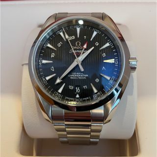 オメガ(OMEGA)のOMEGA アクアテラ　コーアクシャル クロノメーター GMT 150M(腕時計(アナログ))