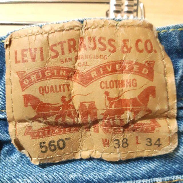 Levi's(リーバイス)のリーバイスLevi's560 ビッグサイズ ワイドデニムバギーW38L34 メンズのパンツ(デニム/ジーンズ)の商品写真