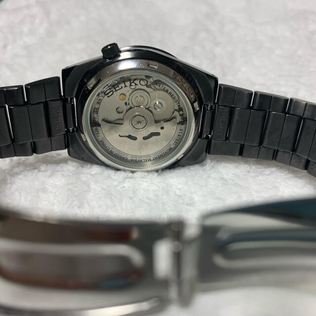 SEIKO(セイコー)のセイコー5 7S26-02T 自動巻腕時計 ブラック  メンズの時計(腕時計(アナログ))の商品写真