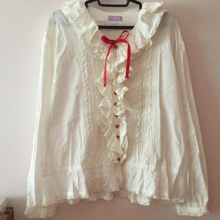 ミルクリーム(milklim)のmilklim ミルクリーム ワイシャツ レディース  ゆめかわ  レース(シャツ/ブラウス(長袖/七分))