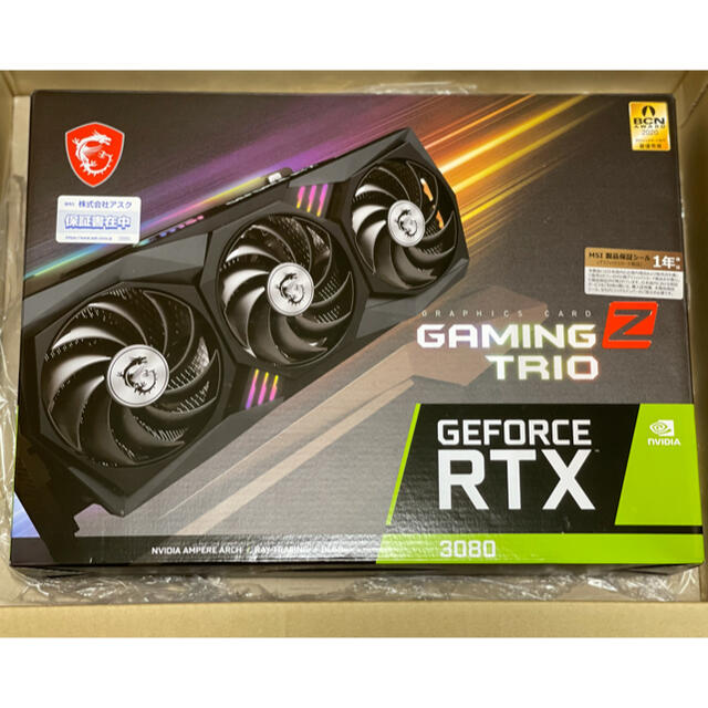 MSI GeForce RTX 3080 GAMING Z TRIO 10GPC/タブレット