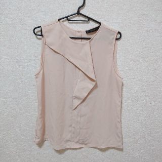 ザラ(ZARA)のザラ ZARA BASIC ピンクタンクトップ(タンクトップ)