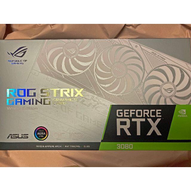 GeForce ROG-STRIX-RTX3080-O10G-WHITEPCパーツ