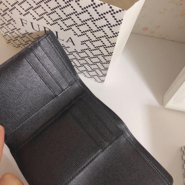 Furla(フルラ)の【FURLA】三つ折り財布  ブラック レディースのファッション小物(財布)の商品写真