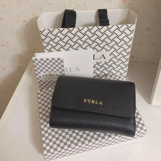 フルラ(Furla)の【FURLA】三つ折り財布  ブラック(財布)