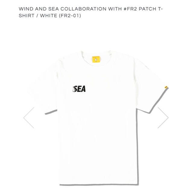 SEA(シー)のWIND AND SEA  #FR2 Patch T-shirt / WHITE メンズのトップス(Tシャツ/カットソー(半袖/袖なし))の商品写真