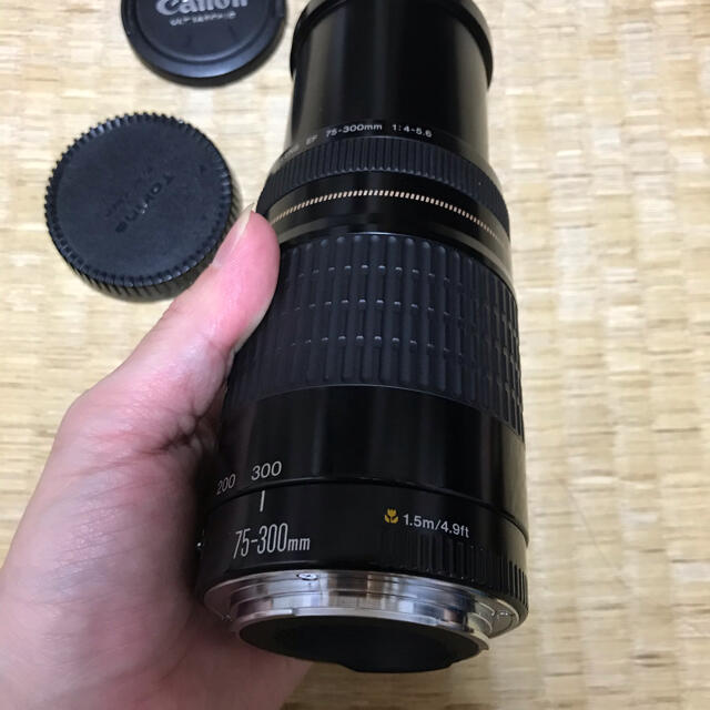 Canon(キヤノン)の【中古】Canon EF75-300mm F4-5.6 II USM スマホ/家電/カメラのカメラ(レンズ(単焦点))の商品写真
