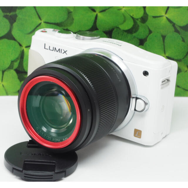 【美品】WiFi&自撮りが大活躍⭐️LUMIX GF6 単焦点レンズキット