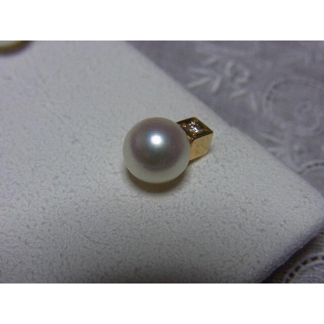 MIKIMOTO(ミキモト)のミキモト　MIKIMOTO　パール　ダイヤピアス　YG レディースのアクセサリー(ピアス)の商品写真